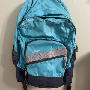 Blue LL Bean Backpack